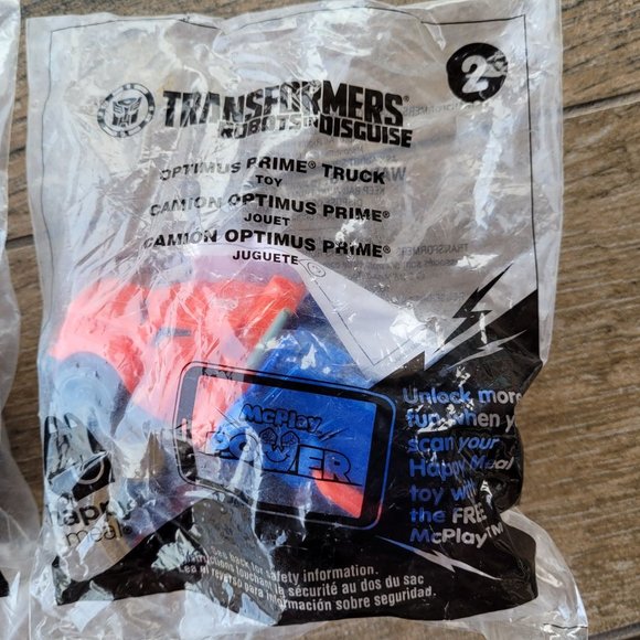 McDonald's Happy Meal 2016 Transformers Robots in Disguise #1 & Hot Wheels Lot - Picture 2 of 6